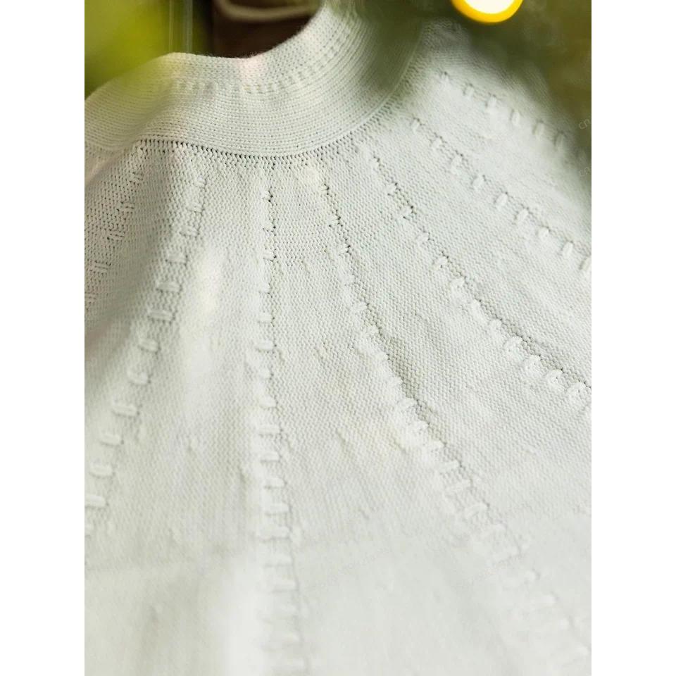 Christmas 120CM Knitted Christmas Tree Skirt, Tree Bottom Ornament, Cushion Red Blanket