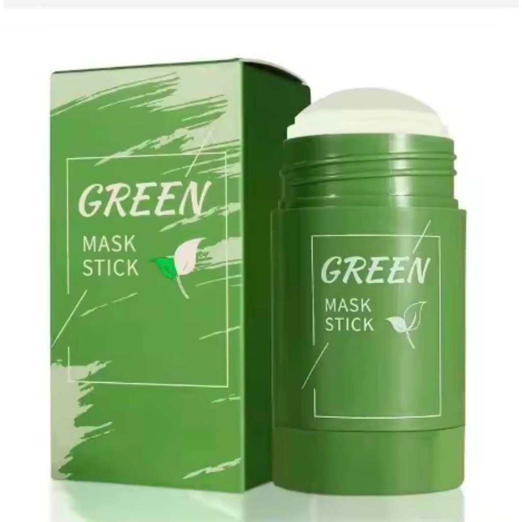 Green Clay Mask Stick - Masker Stik Green Tea Penghilang Komedo dan Pori-Pori Original BPOM 40g