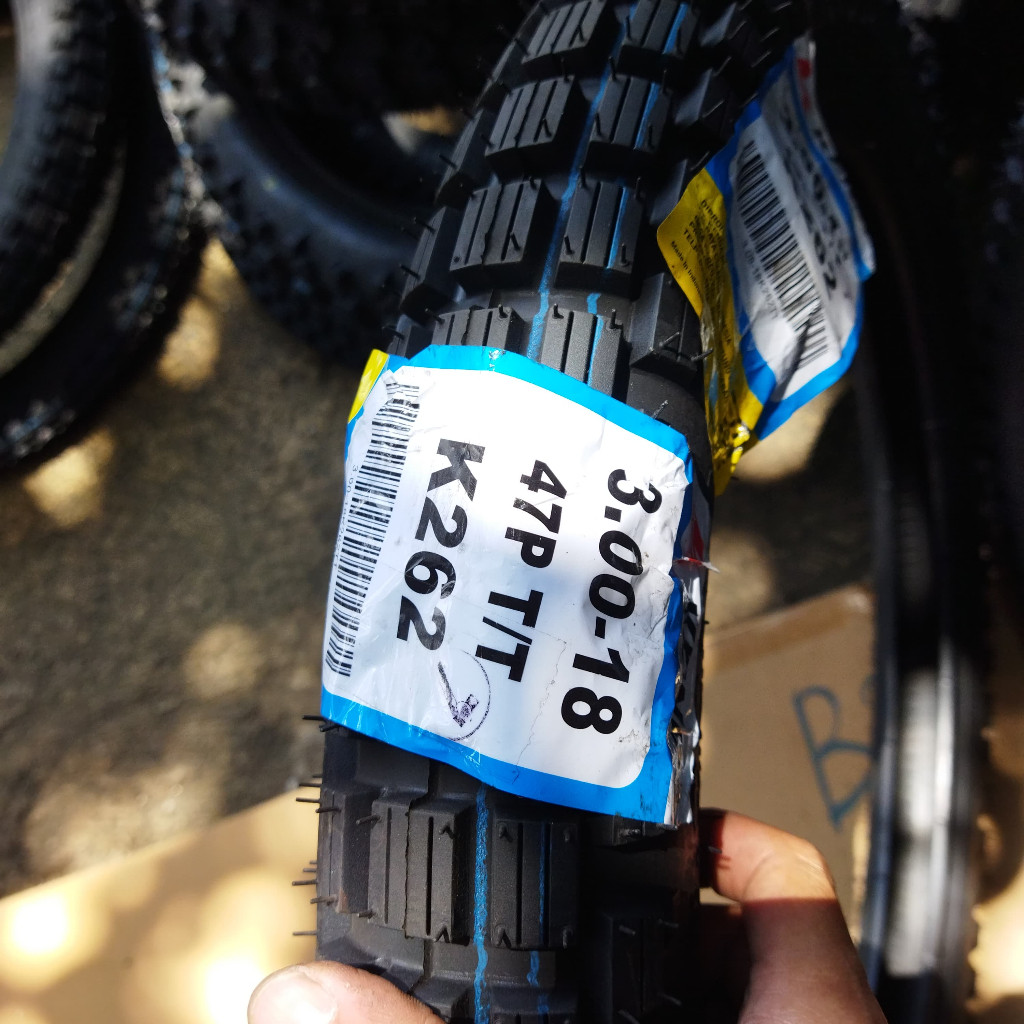 BAN LUAR 300 18 KENDA TRAIL KENDA K262 300-18 RING 18 TUBETYPE/BAN MOTOR TRAIL KENDA 300-18: