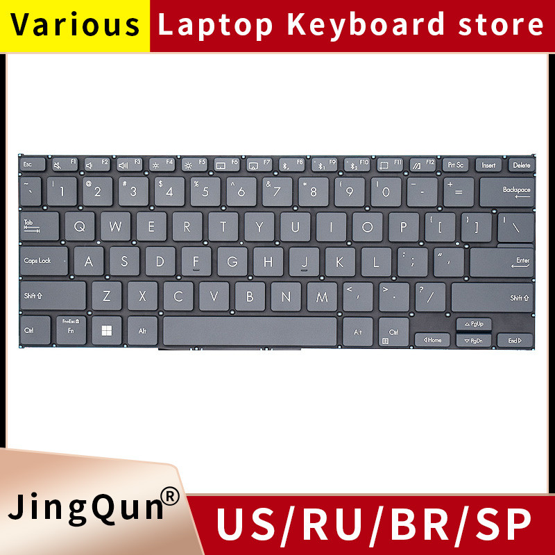 Replacement US/RU/UK Russian Keyboard For ASUS Zenbook 17 Fold UX9702 UX9702A X9702U X9702UA X9702FA