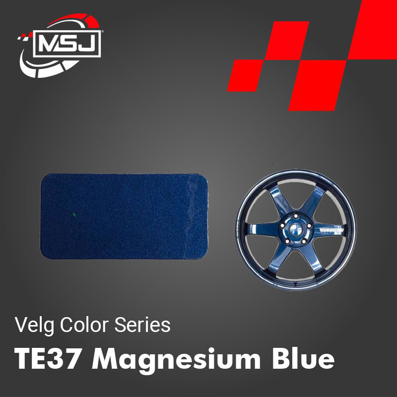Cat Velg Mobil/Motor TE37 Magnesium Blue | Velg Color Series | MSJ