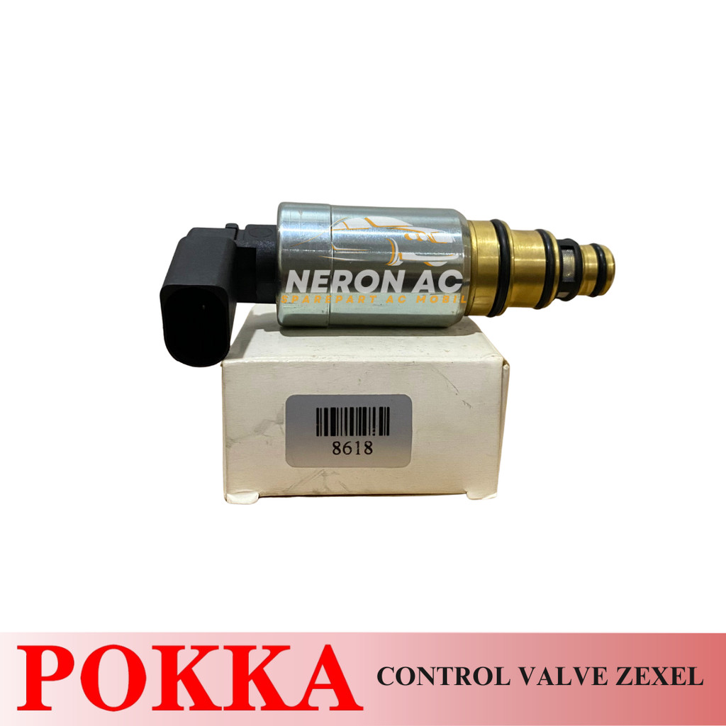 KONTROL SELENOID VALVE KOMPRESOR AC MOBIL ZEXEL POKKA 8618