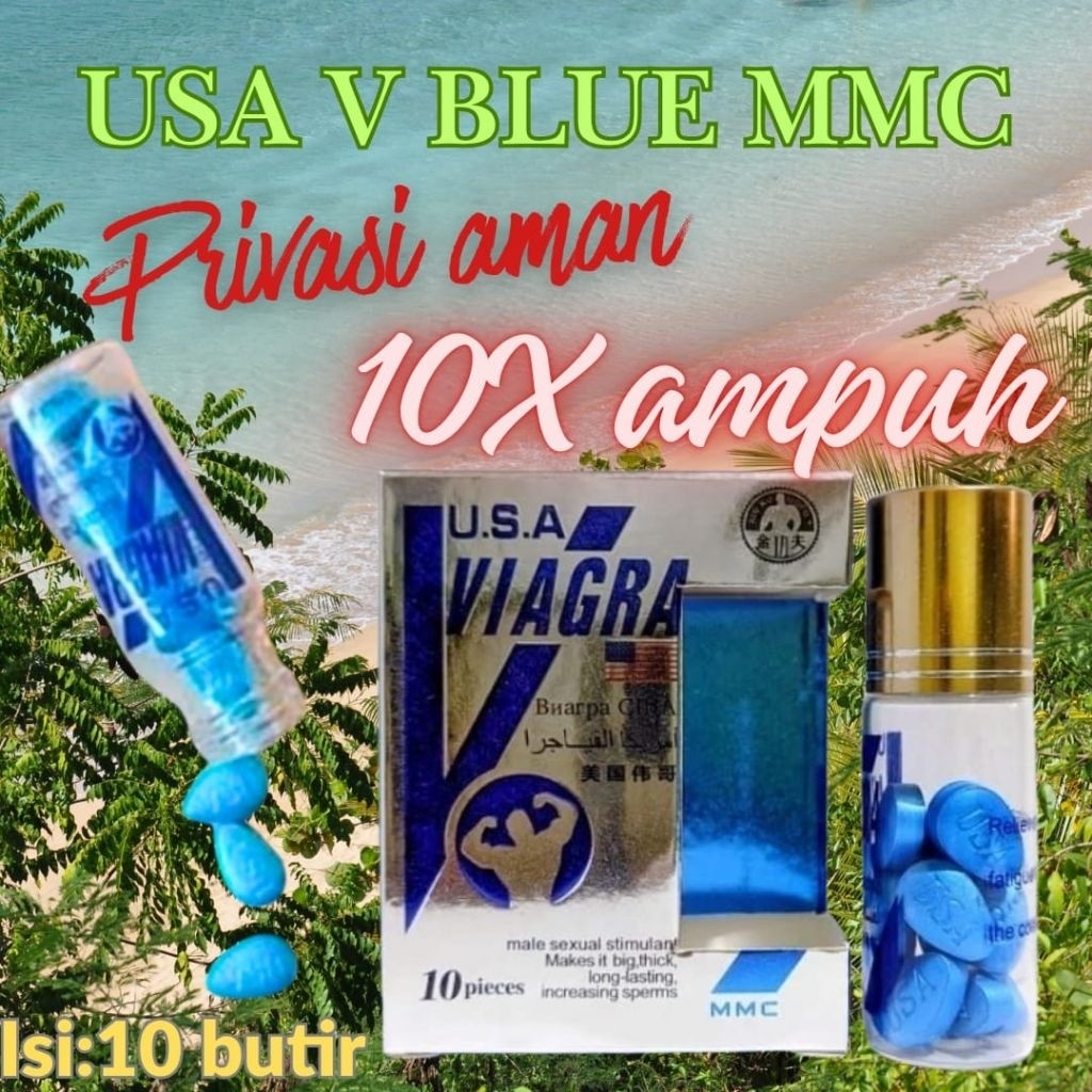 VIAGRA MMC BLUE USA-Obat kuat pria,meningkatkan stamina vitalitas pria anemia 100% original ampuh