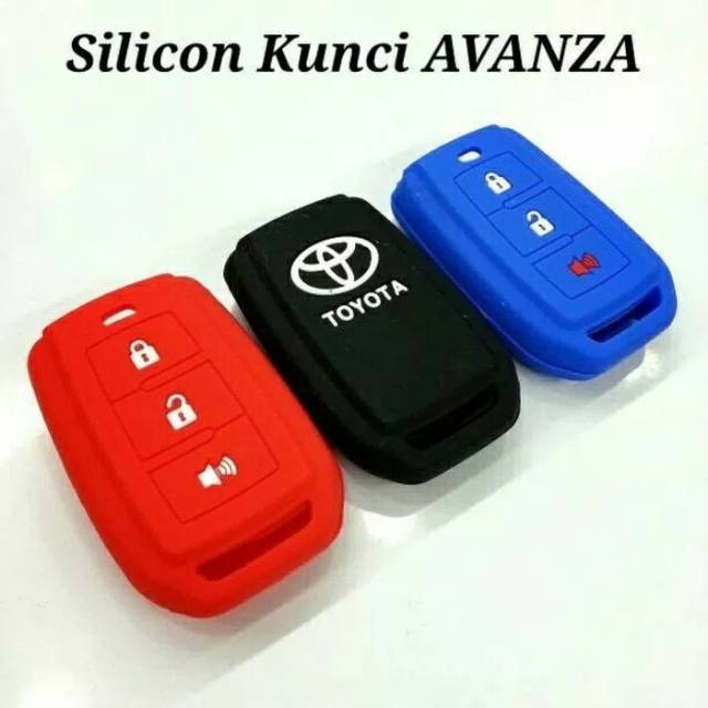 Silicon Silikon Sarung Kunci Remot Mobil Toyota All New Avanza 2012 - 2014 berkualitas