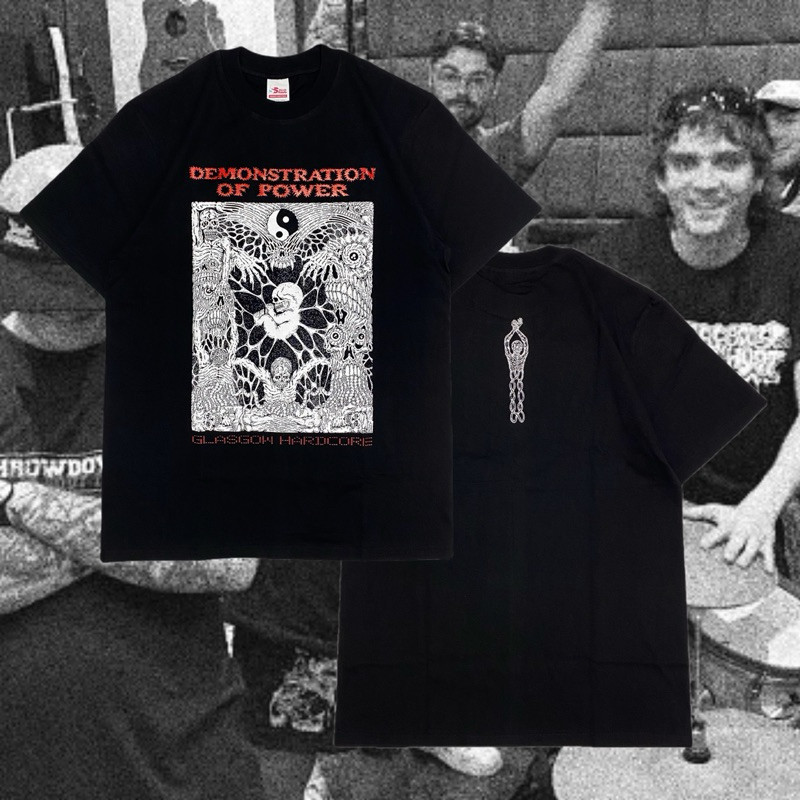 Tshirt demonstration of power - glassglow hardcore Heavy