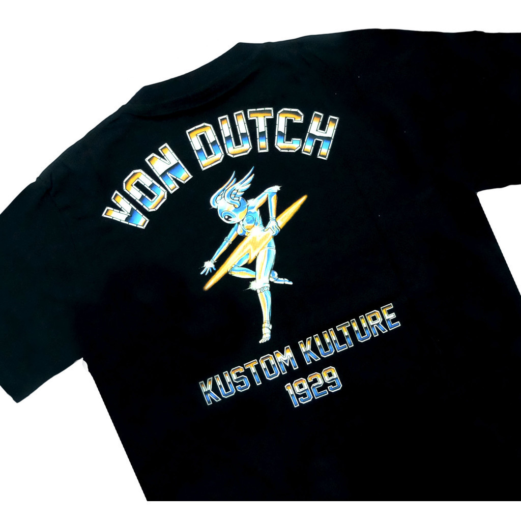 COD Von Dutch Tshirt 1196 Black Kaos Baju distro pira dewasa