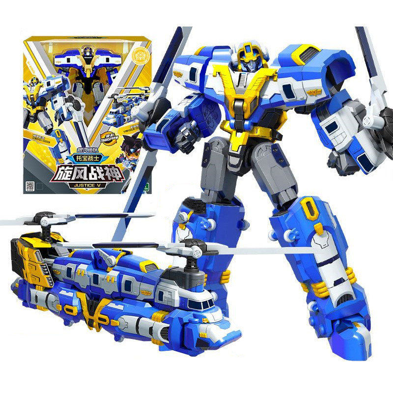 19 Type Tobot GD Justice V Transforming Robot to Car Toy Korea Cartoon Brothers Anime Tobot Transfor