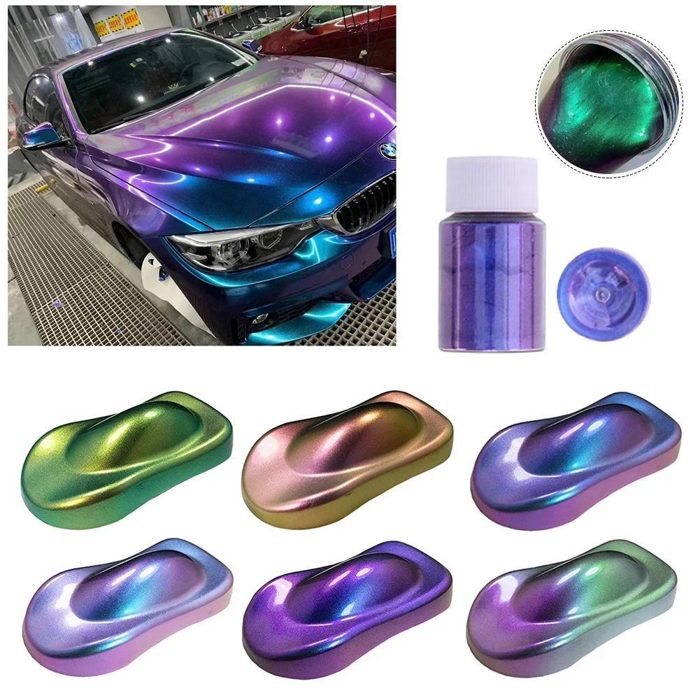 10g Car Chameleon Pigment Powder Color Changing Pigment Car Decoration Pearlescent Pigment Powder Co