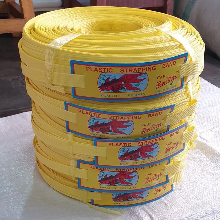 Tali Klam-Tali Packing-Tali Strapping Band 15mm merek Ikan Mas terlaris