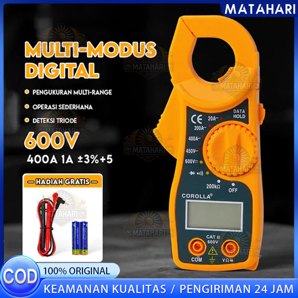 Tang Ampere MT87 Tang Multimeter Arus AC Tegangan AC DC