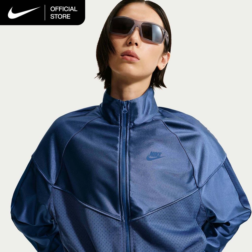Nike Women's Sportswear Oversized Windrunner Jacket - Mystic Navy [IR1702-461]
