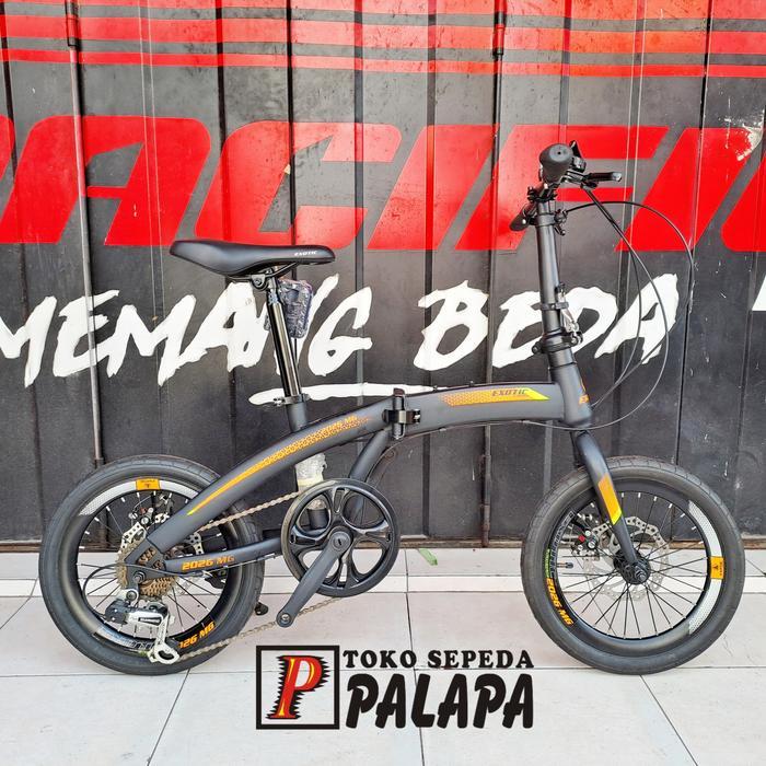 SEPEDA LIPAT 16 EXOTIC 2026 MG DB Cakram Disk Seli FOLDING Bike