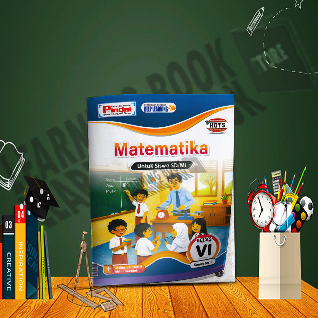 LKS PINDAI MATEMATIKA KELAS 6 SD/MI SEMESTER 1 DEEP LEARNING TERBARU 2026