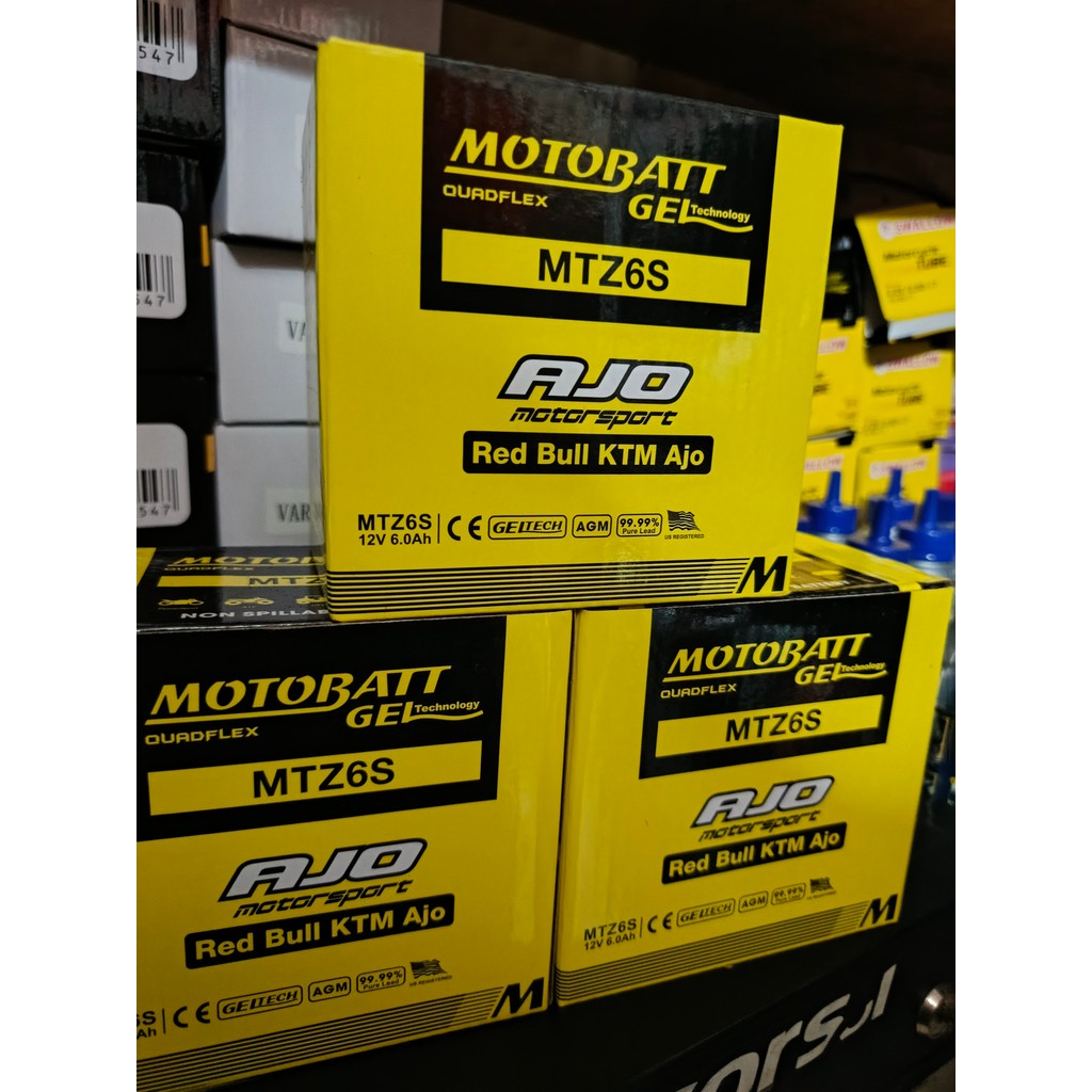 AKI MOTOBATT Vario 125/150, Nmax, Lexi, BeAT Sporty, Scoopy & Vario AKI MOTOBATT MTZ6S