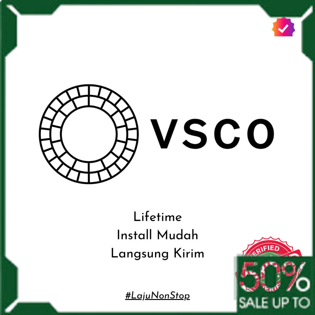 Software VSCO FULLPACK AKTIF SELAMANYA Gratis Ongkos Kirim App Beli 2 Gratis 1