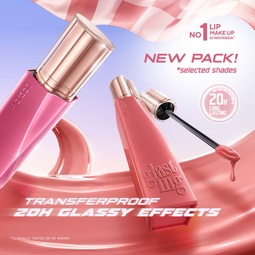 Wardah Glasting Liquid Lip With Glass cushion