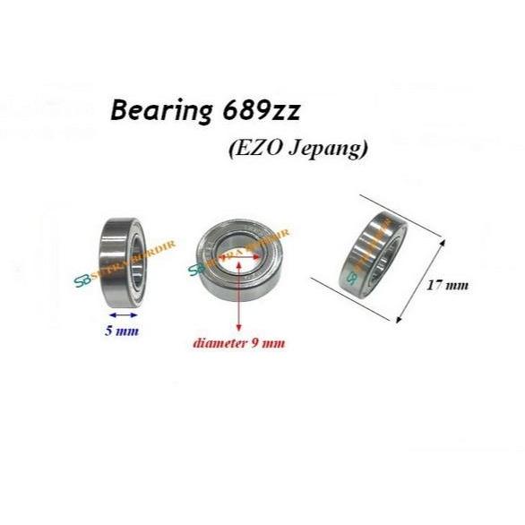 bearing 689z ezo jepang Bearing 689zz EZO Jepang Bearing Industri 689z Japan Bearing 689z by Josscom