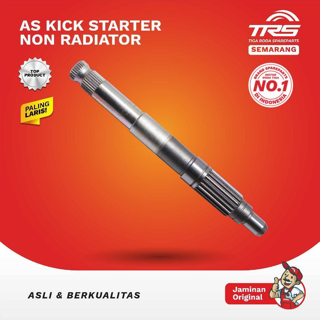 TRS As Kick Starter Non Radiator Motor Roda Tiga Viar Lama As Kick Starter Tossa Hercules Spareparts