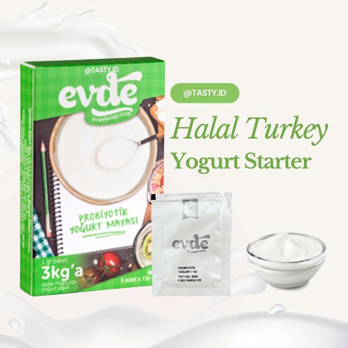 HALAL Premium Yogurt Starter / Bibit Yogurt / Biang Yogurt Turkey