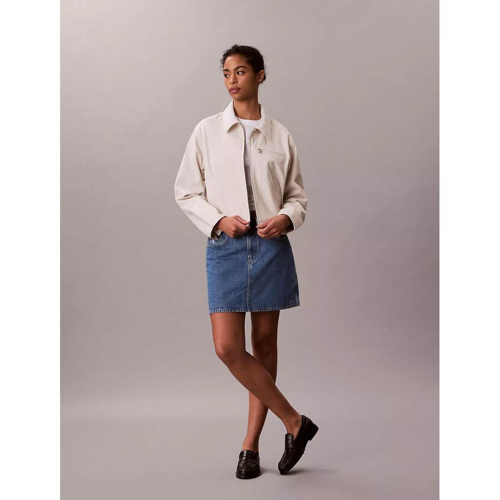 Calvin Klein - AOP 90S MINI SKIRT CK MEDIUM DISTRESSED
