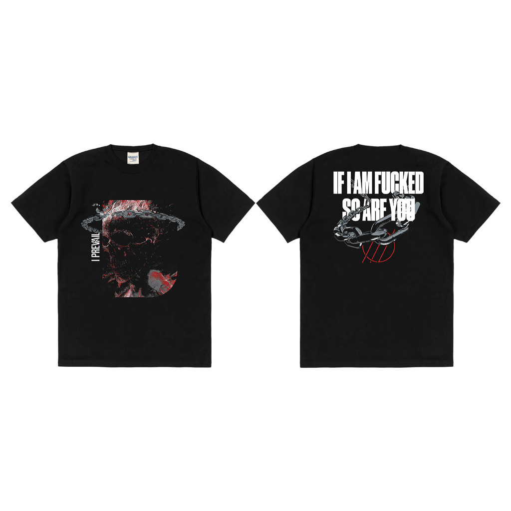 Rockerstar T-shirt Band I Prevail Chain Skull