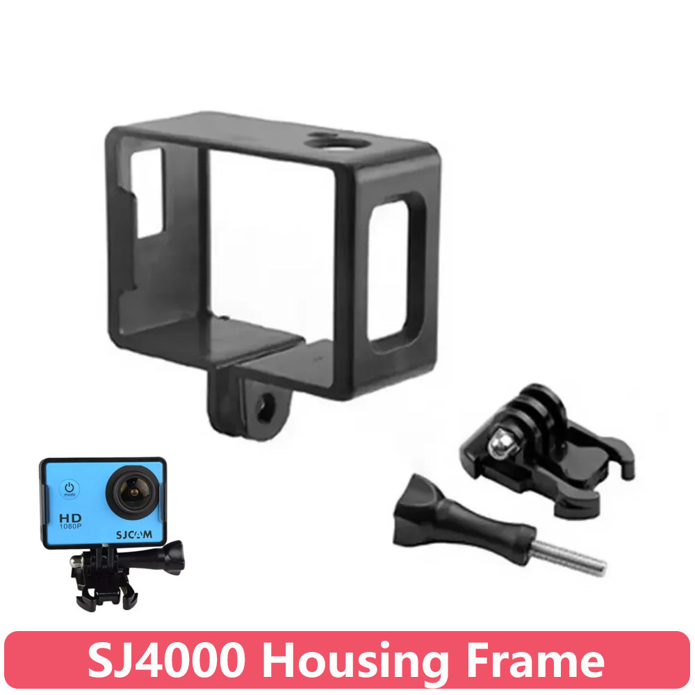 SJ4000 Housing Frame Protective Cage Mount with Base & Screw for SJCAM SJ4000 / SJ4000 AIR / SJ4000 