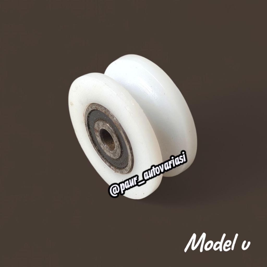 Roda Bawah nilon Pagar Model U dan V Bahan Nilon Premium