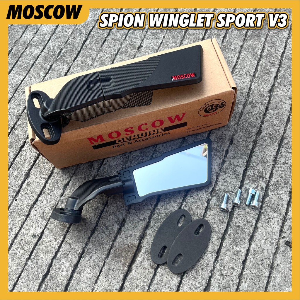 SPION WINGLET ORIGINAL MOSCOW MODEL SPORT V3 STEALTH ORIGINAL MOSCOW STEALTH SLIM LIPAT SPION SAYAP 