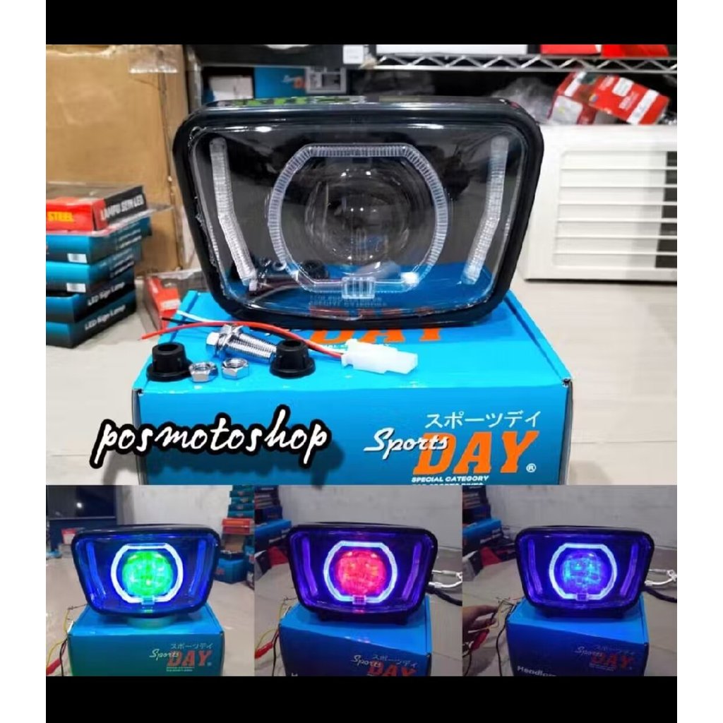 promo toko BILED RX KING RGB DAYMAKER RX KING RGB LAMPU BILED OVAL RX KING WARNA RGB