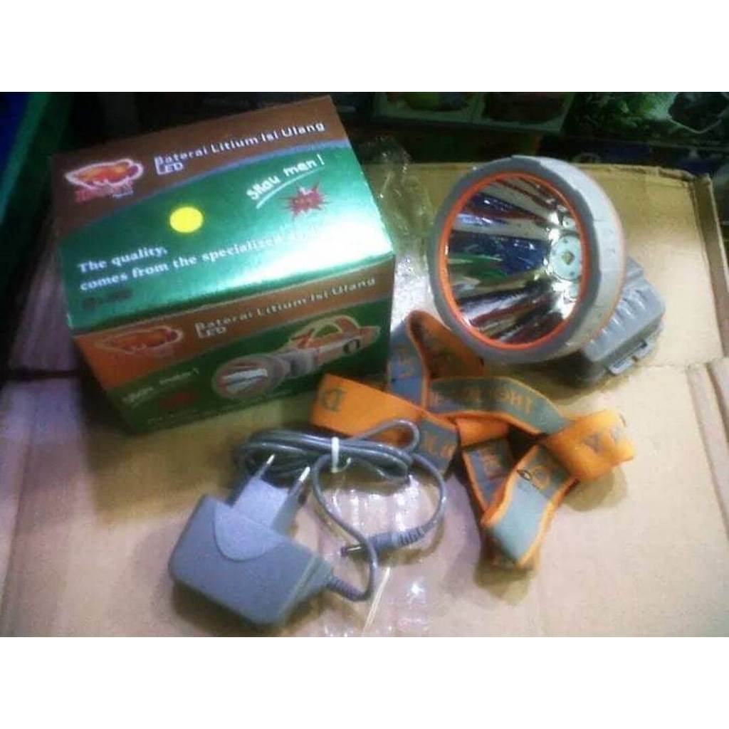 promo toko Senter Kepala Dony KL-193 Cahaya Kuning Senter Kepala 15 Watt