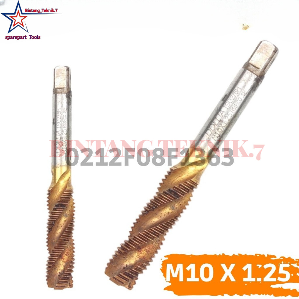 Hand Tap M10 x 1.25 Spiral Tap Baut Kunci 14 Bukan OSG Yamawa