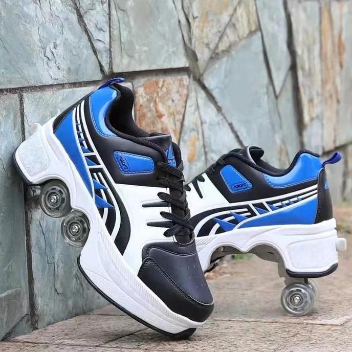 Sepatu Roda 4 Roda Kick Roller Shoes Roller Skates Roler Shoe Sepatu Roda Orang Dewasa Skate - Sepat