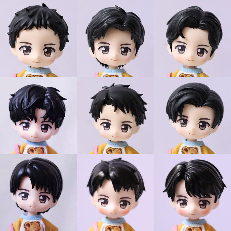 New Ob11 Doll Wig Gsc Hair Replacement Hair OB11 Head Split GSC Replace Face Doll Eye Doll Accessori