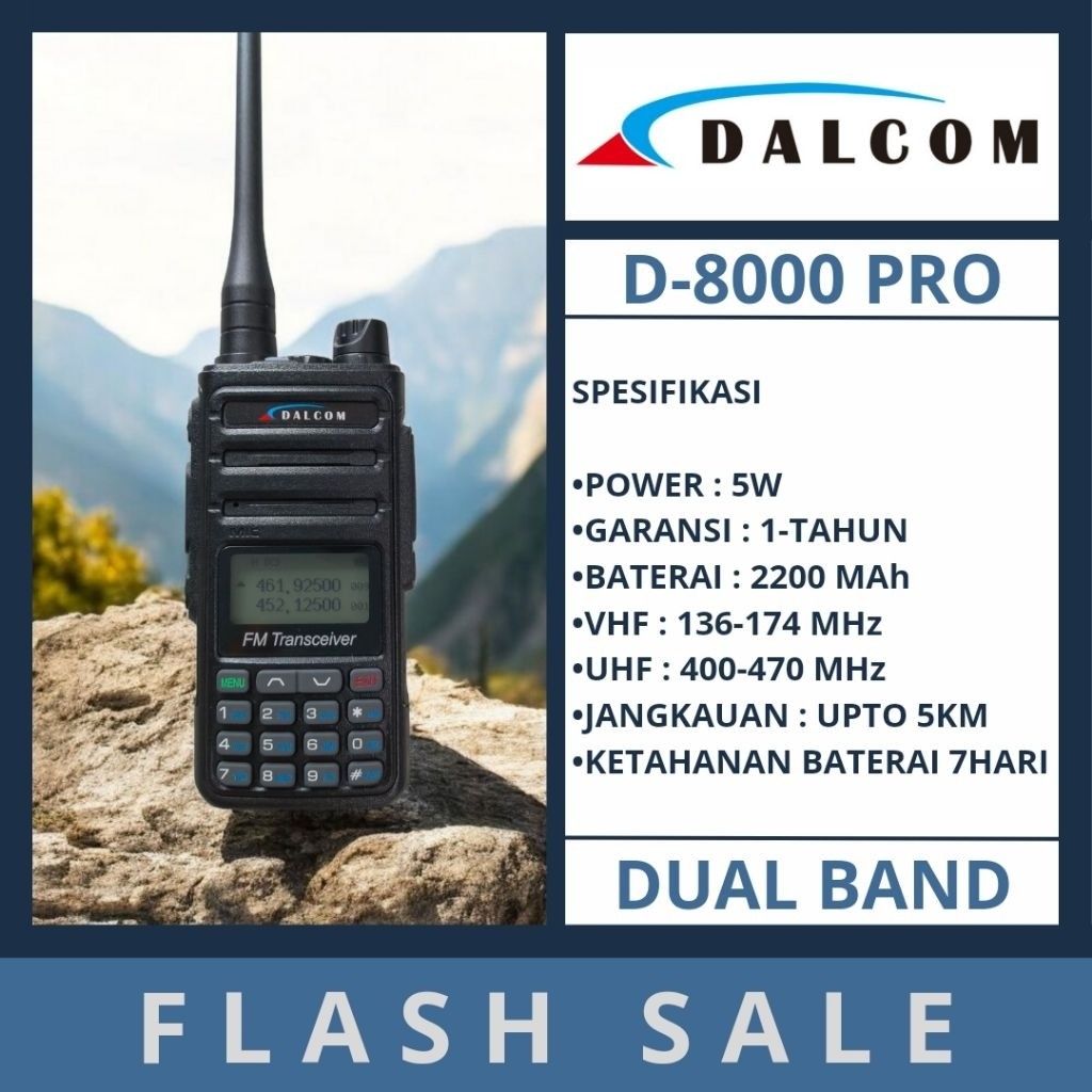 COD HT Dalcom Japan DL-8000 Dual Band Jarak Jauh
