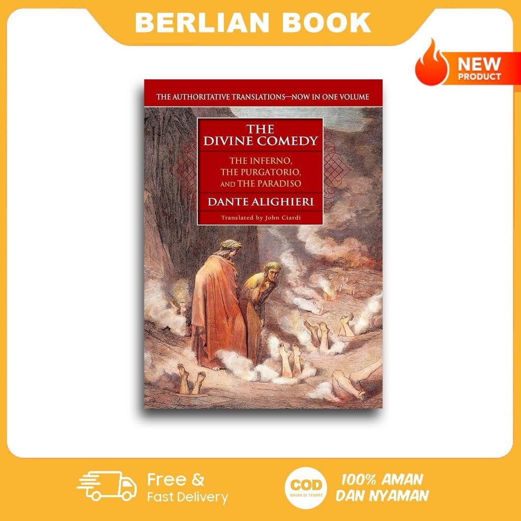 Paket Bundling Dante The Divine Comedy (The Inferno, The Purgatorio, and The Paradiso) By Dante Alig