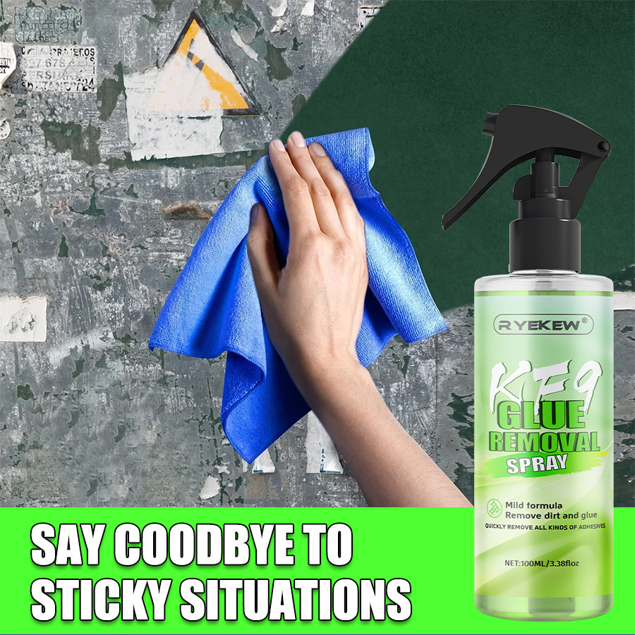 Sticky Residue Remover Car Window Film Adhesive Remover Sticker Cleaning Spray Glue Remover Cleaning