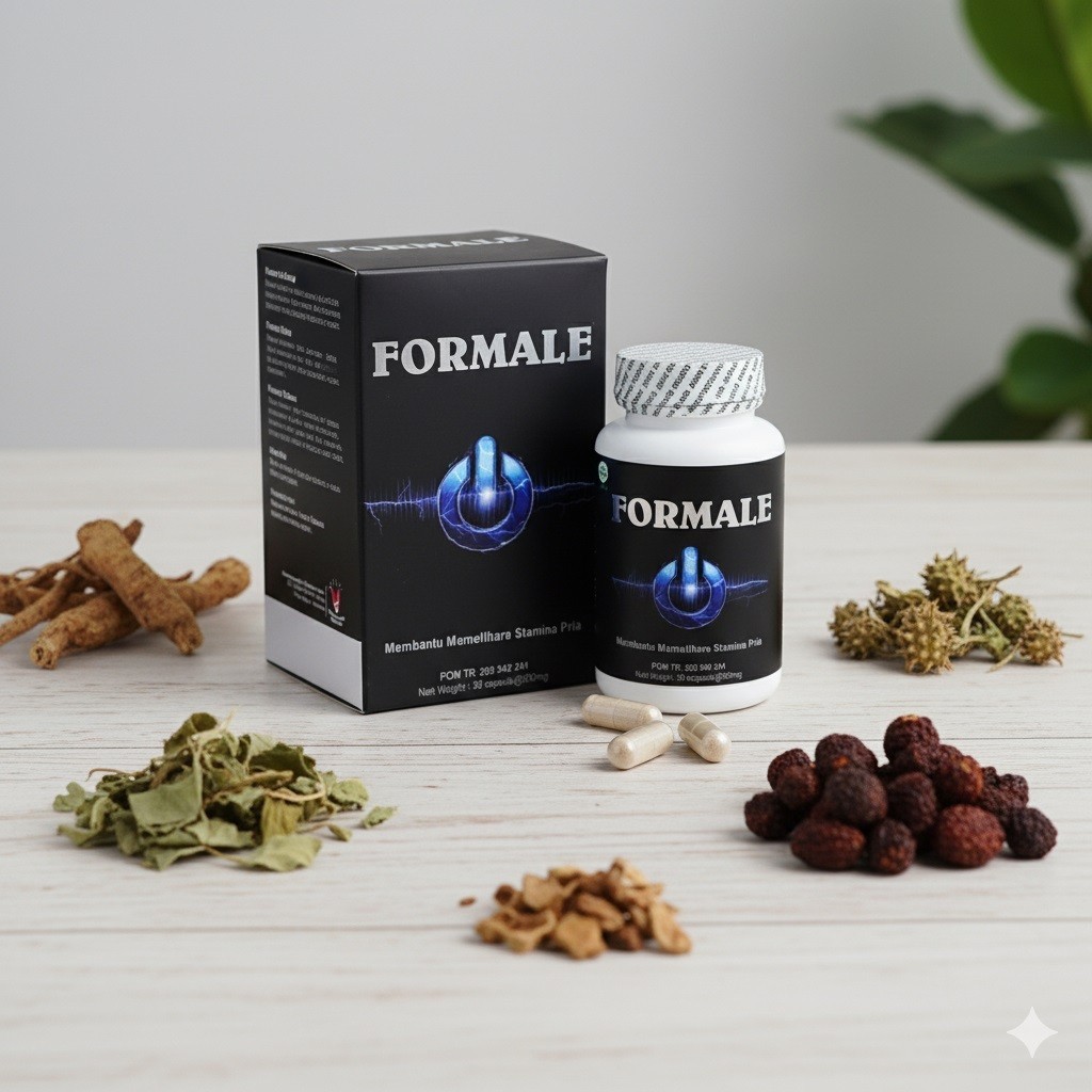 Formale Herbal Kapsul BPOM/ Suplemen Kuat Tahan Lama Vitalitas/ Penambah Libido