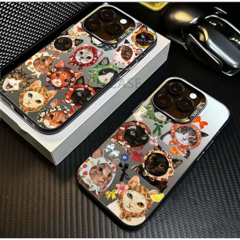 Case HP Kucing Kecil yang Memakai Jilbab REALME c55 NARZO c11 8pro 7 c3 9pro+ C2/5/5i/5s 20a 10 30 8