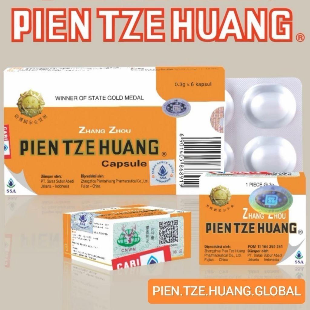 PIEN TZE HUANG OBAT RAMUAN CHINA ASLI SSA OBAT PASCA OPERASI BPOM