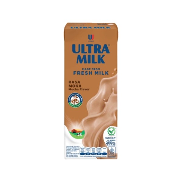 ULTRA MILK RASA MOKA 250 ML