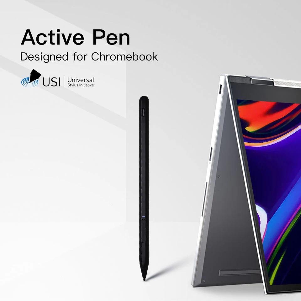 romebook Pen USI Stylus Pencil Palm Rejection 4096 Pressure Sensitive Reargeable for HP ASUS Lenovo 