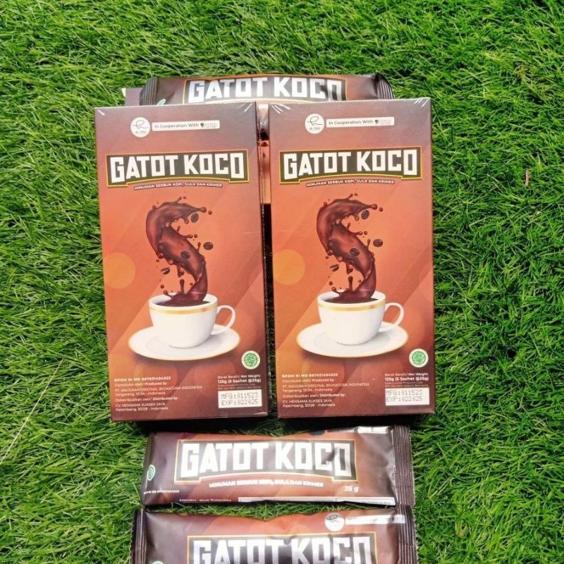 Original Kopi Gatot Koco  1 Box 5 Sachet  By dr. Richard Lee - Kopi Gatot Koco (Privasi Aman) - Dija