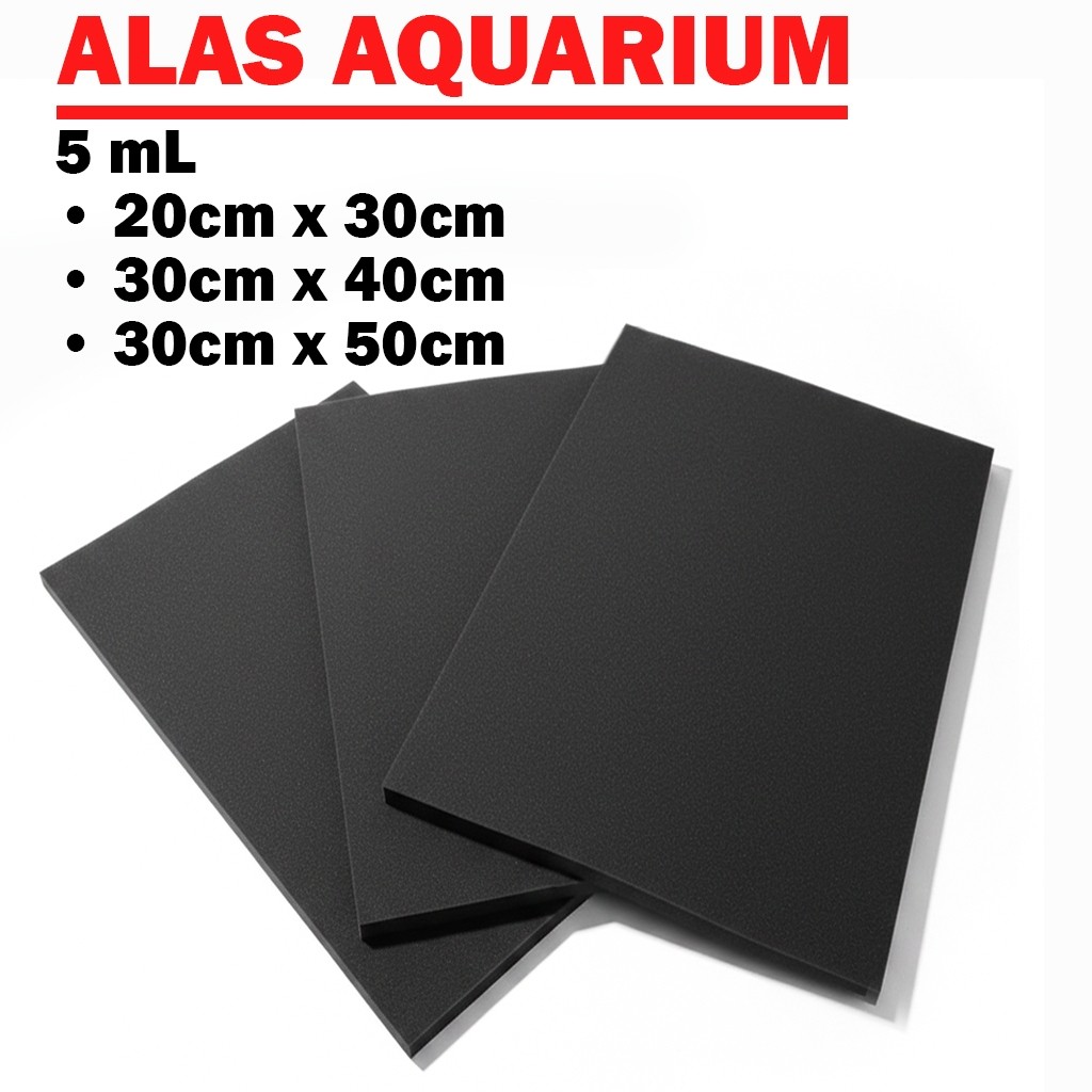 Alas Aquarium Anti Getar Anti Retak Spons Ati Tebal Foam Pad Aquarium Aquascape