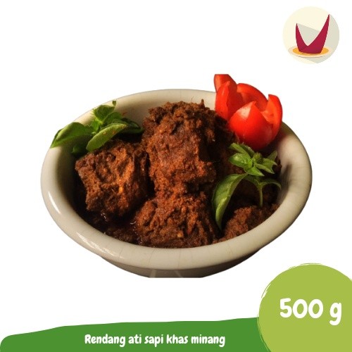 Melt|| RENDANG ATI SAPI ASLI KHAS MINANG KABAU 500 GR