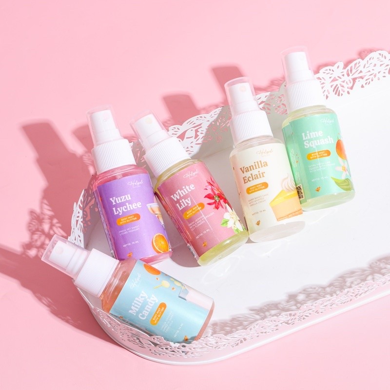 [BEST SELLER!] HOLIGRELS BODY MIST PERFUME & SHIMMER BY HOLIGRELSKINCARE BODYMIST