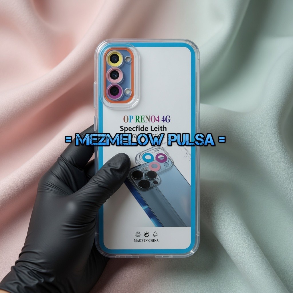 Caseng / Softcase Silikon Transparant  Casing Caseng OPPO RENO 4 4G