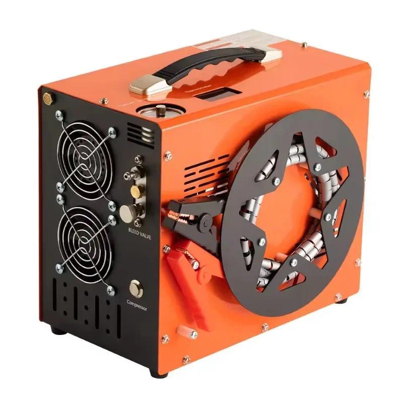 PCP Air Compressor 4500PSI/30Mpa Portable PCP Pump Compressor Water-Free Air Rifle Paintball Scuba T