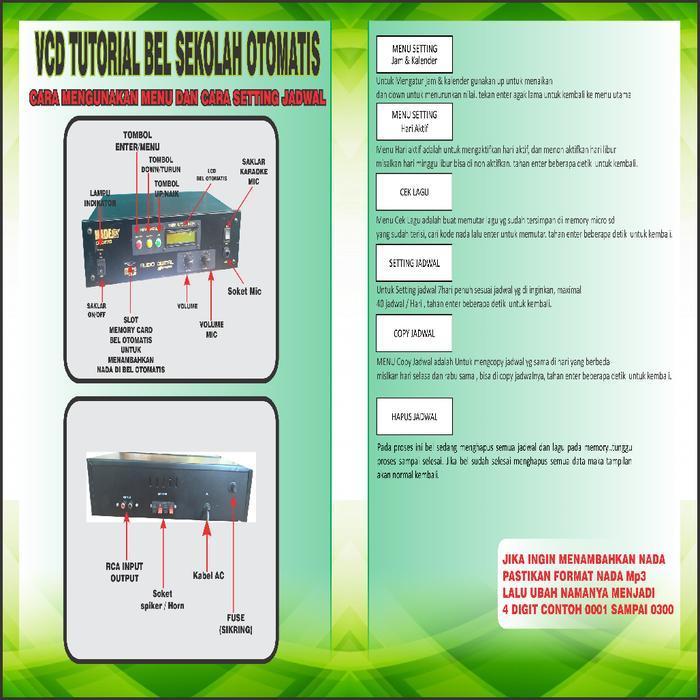 READY Bel Sekolah Otomatis 1horn lengkap