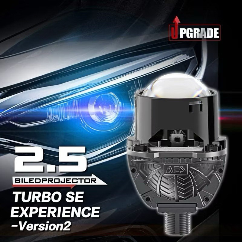 BECKY LAMPU BILED Projector BULLAES AES TURBO SE Experience V2 2.5 Inch Version 2 Double Emitter 60 