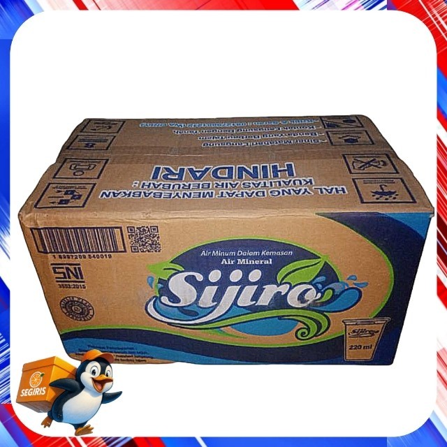 Sijiro Air Mineral Gelas 1 dus